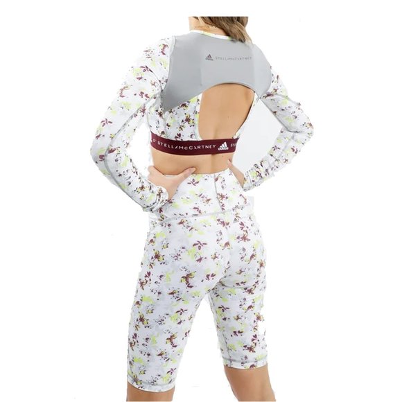 Adidas by Stella McCartney Future Playground Long Sleeve Crop Top - Picture 1 of 8